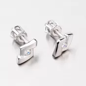 Zlaté náušnice so zirkónom DZ1797B