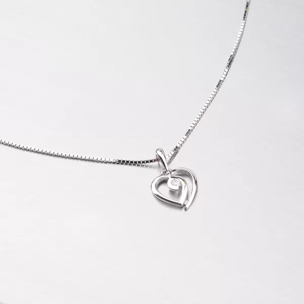 Zlatý prívesok - srdce DZ1609B