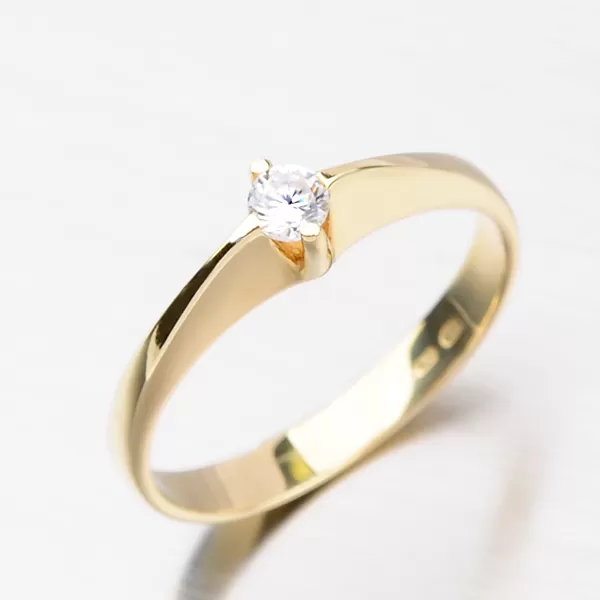 Krásny dámsky prsteň zo zlata DZ1956ZL