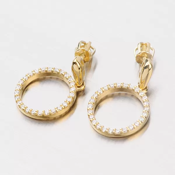 Náušnice so zirkónmi DZ1979ZL