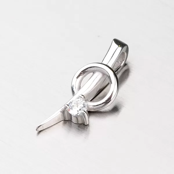 Prívesok so zirkónom zo zlata DZ1936B