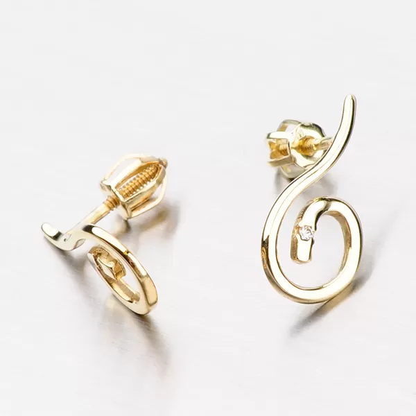 Náušnice so zirkónmi DZ2022ZL