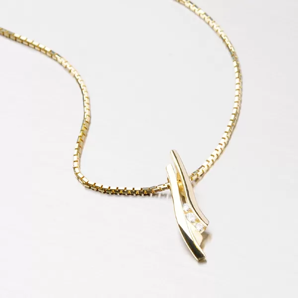 Prívesok zo žltého zlata DZ1754ZL