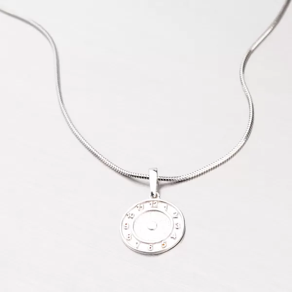 Zlatý prívesok - krstiace hodiny 687-0042