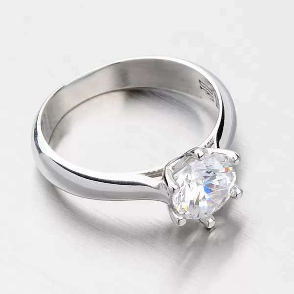 Zlatý prsteň so zirkónmi DZ1885B