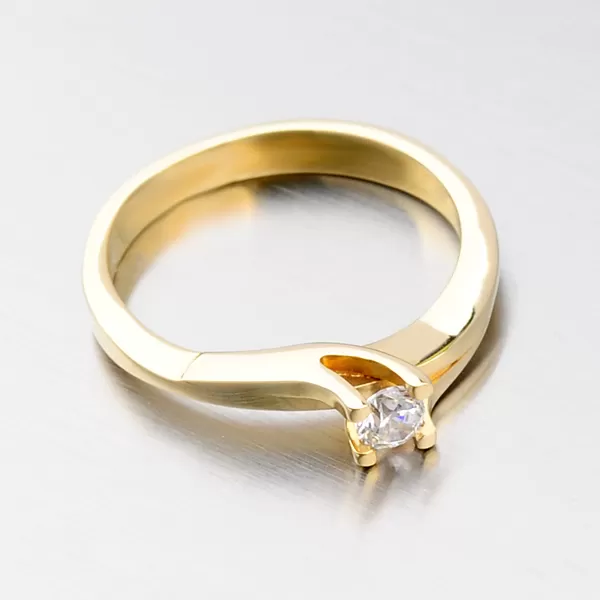 Dámsky prsteň so zirkónom DZ1854ZL