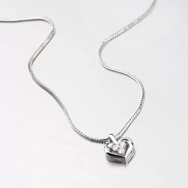 Zlaté srdce so zirkónmi DZ1919B