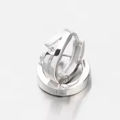 Zlaté kruhy so zirkónom DZ2026B