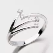 Zlatý prsteň so zirkónmi DZ2063B