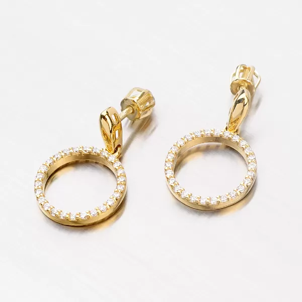 Náušnice so zirkónmi DZ1979ZL