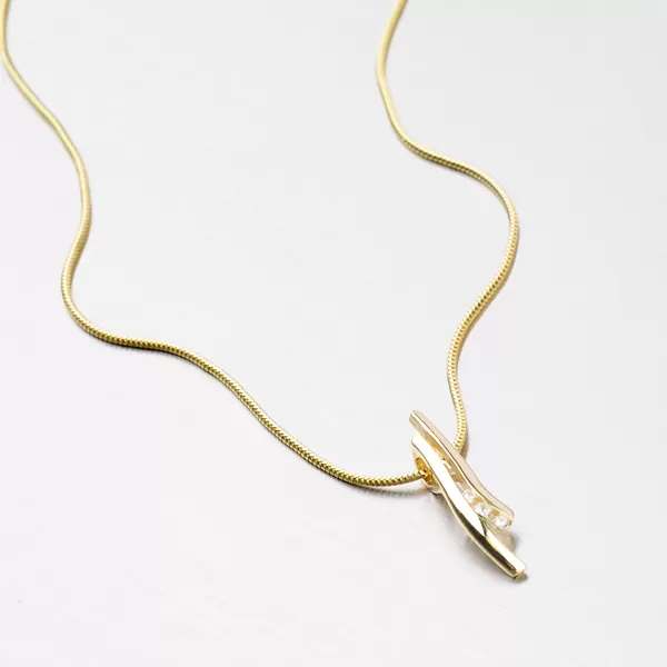 Prívesok zo žltého zlata DZ1754ZL