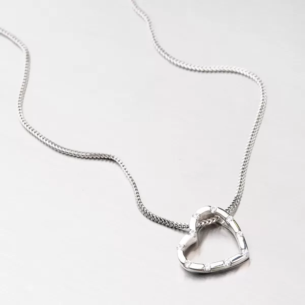 Srdiečko so zirkónmi DZ1941B