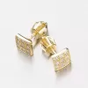 Náušnice žltého zlata so zirkónmi DZ2096-Zl-Zir
