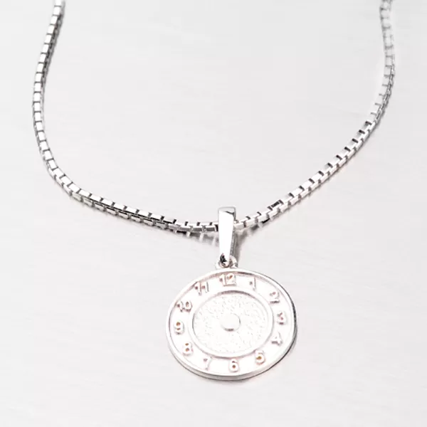 Zlatý prívesok - krstiace hodiny 687-0042