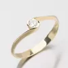 Zlatý prsteň so zirkónom DZ1914ZL