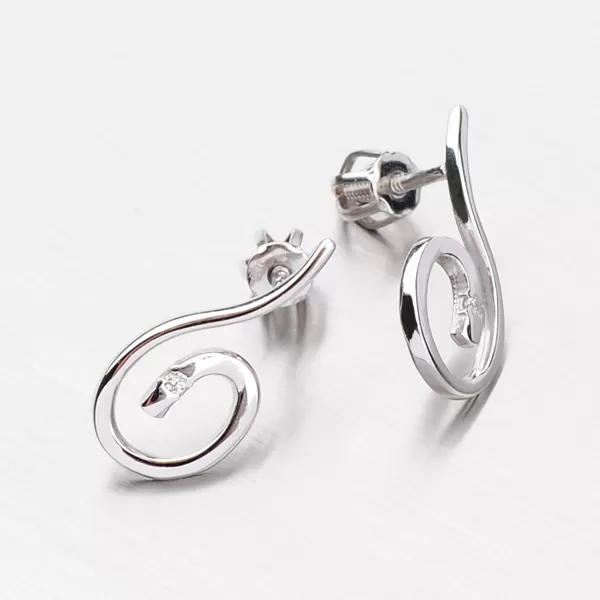 Náušnice so zirkónmi DZ2022B