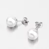 Perlové náušnice zo striebra E2200448-1132-SLX