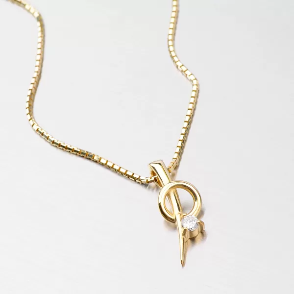 Prívesok so zirkónom zo zlata DZ1936ZL