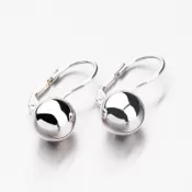 Strieborné náušnice s guličkou 6 mm E2102932-1132-SLX