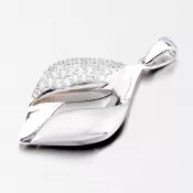 Strieborný prívesok so zirkónmi ZS-161P-OKS