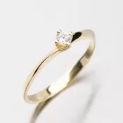 Prsteň zo zlata DZ1907ZL