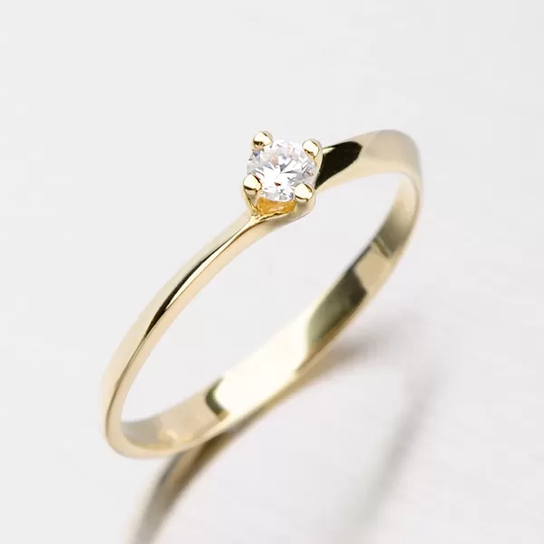 Prsteň zo zlata DZ1907ZL