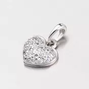 Zlaté srdce so zirkónmi DZ2409B