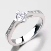 Dámsky prsteň zo zlata DZ1962B