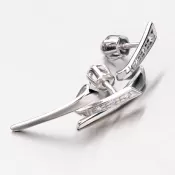 Náušnice so zlatou podložkou DZ2032-B-ZIR