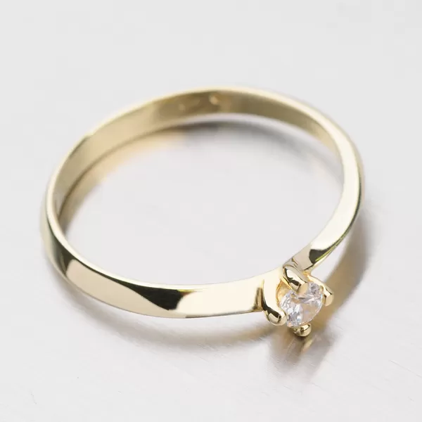 Prsteň zo zlata DZ1907ZL