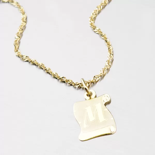 Zlatý pergamen s písmenkom M 43-2065-M