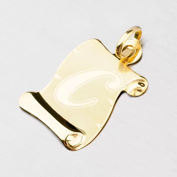 Zlatý pergamen s písmenkom C 43-2065-C