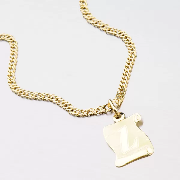 Zlatý pergamen s písmenkom L 43-2065-L