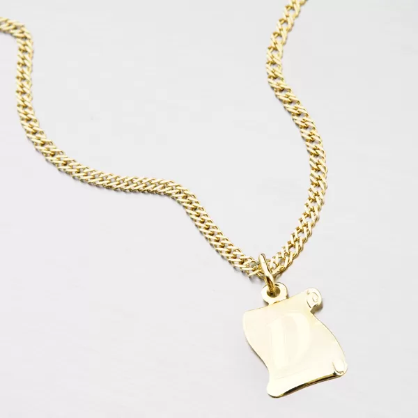 Zlatý pergamen s písmenkom D 43-2065-D