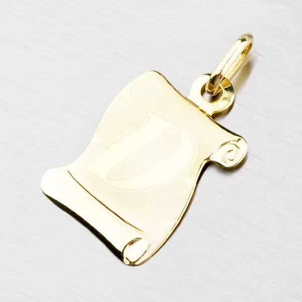 Zlatý pergamen s písmenkom D 43-2065-D