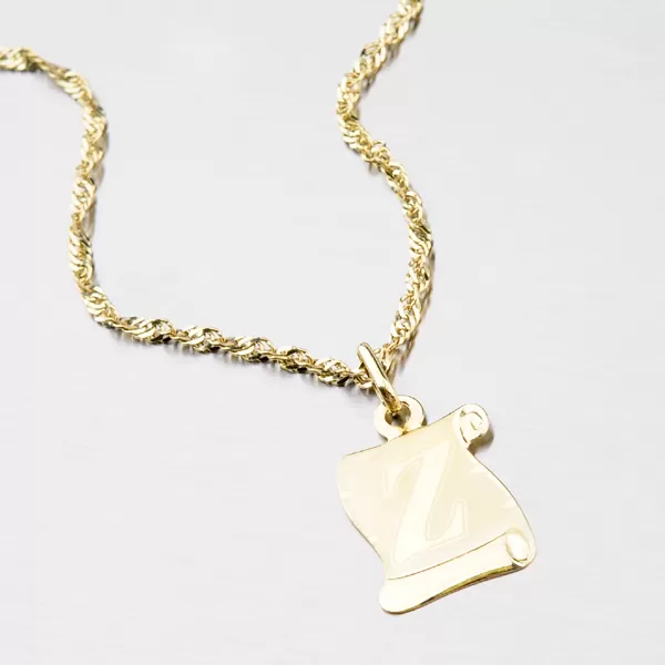 Zlatý pergamen s písmenkom Z 43-2065-Z