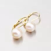 Náušnice s perlou 353-0186