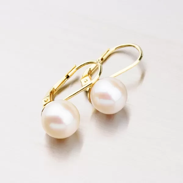 Náušnice s perlou 353-0186