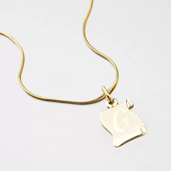 Zlatý pergamen s písmenkom G 43-2065-G