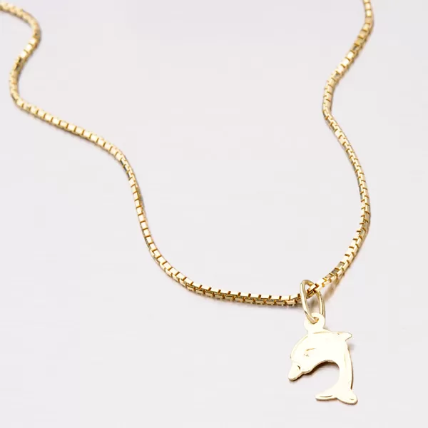 Delfín zo žltého zlata 322-1096