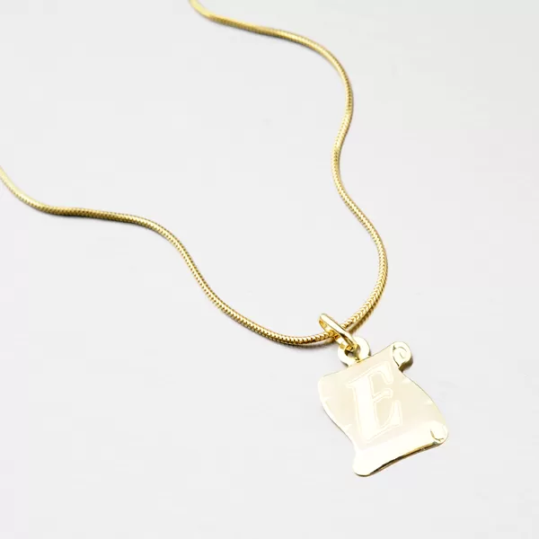 Zlatý pergamen s písmenkom E 43-2065-E