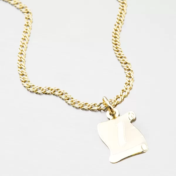 Zlatý pergamen s písmenkom I 43-2065-I