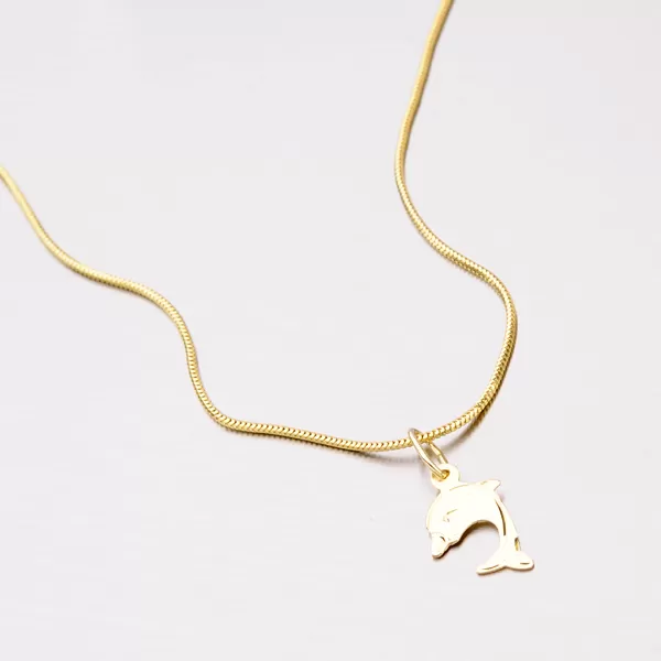 Delfín zo žltého zlata 322-1096