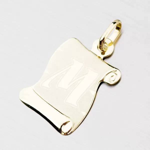 Zlatý pergamen s písmenkom M 43-2065-M