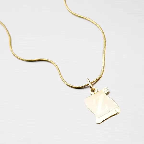 Zlatý pergamen s písmenkom Z 43-2065-Z