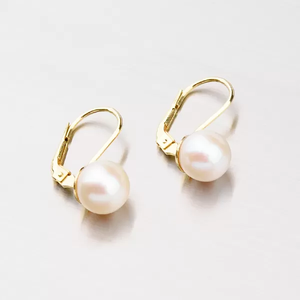 Náušnice s perlou 353-0186