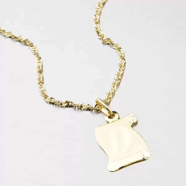 Zlatý pergamen s písmenkom D 43-2065-D