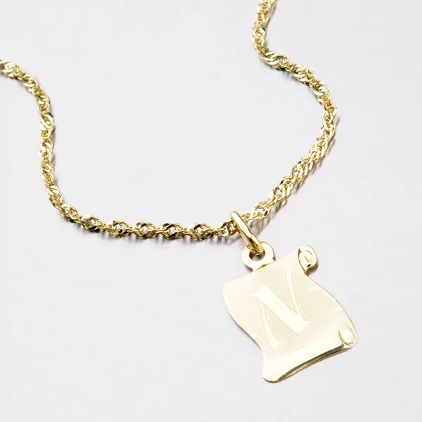 Zlatý pergamen s písmenkom N 43-2065-N