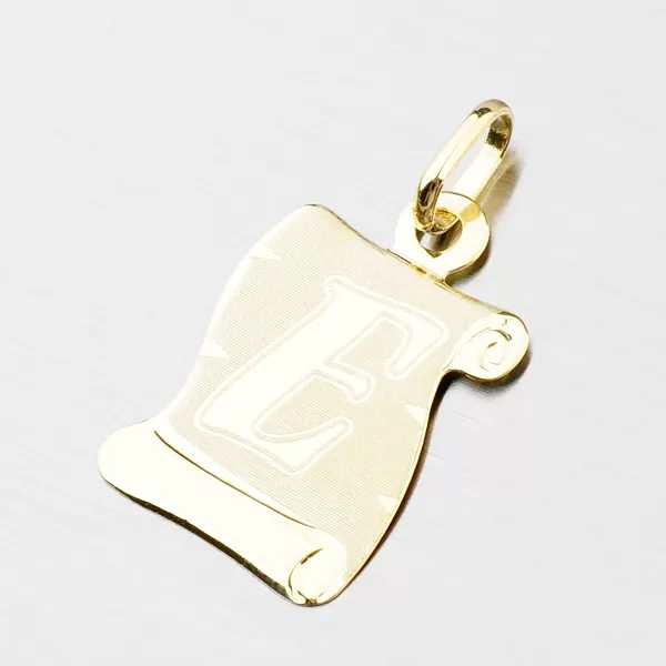 Zlatý pergamen s písmenkom E 43-2065-E