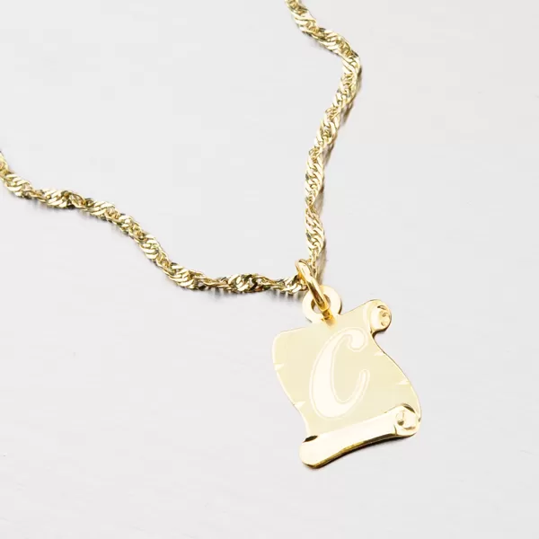 Zlatý pergamen s písmenkom C 43-2065-C